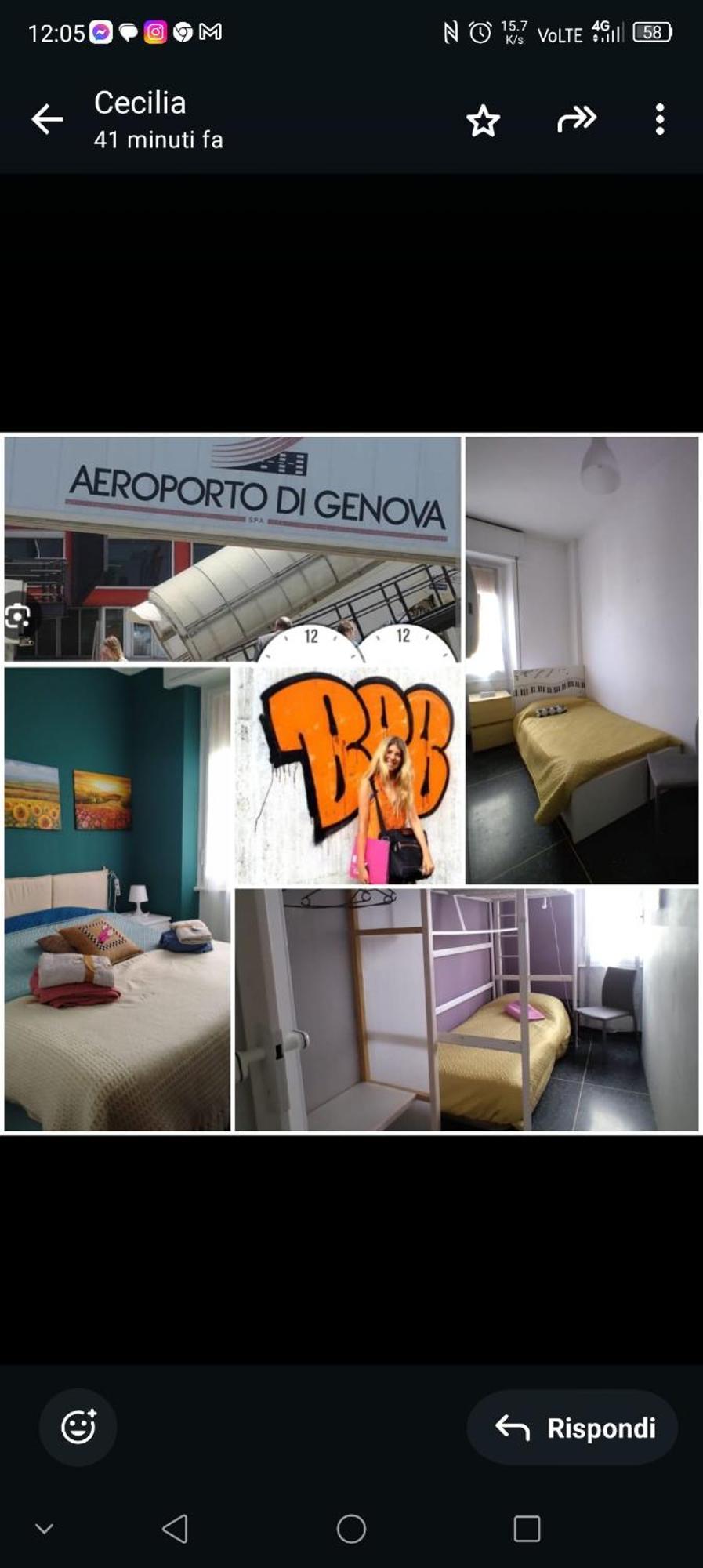 Trilocale Cecilia'S Studio Genua Zewnętrze zdjęcie